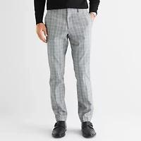 J. Ferrar Mens Straight Slim Fit Flat Front Pant