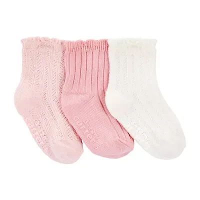 Carter's Baby Girls 3 Pair Booties