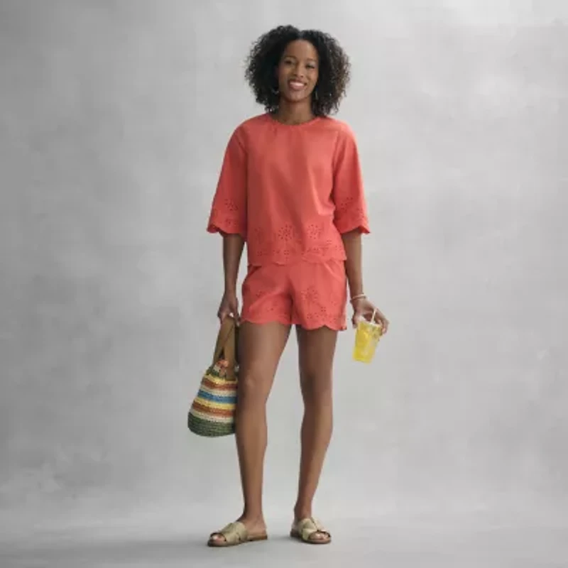 St. John's Bay Womens Pull-On Short