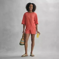 St. John's Bay Womens Pull-On Short