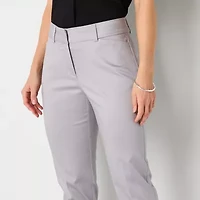 Liz Claiborne Emma Womens Plus Ankle Mid Rise Ankle Pant