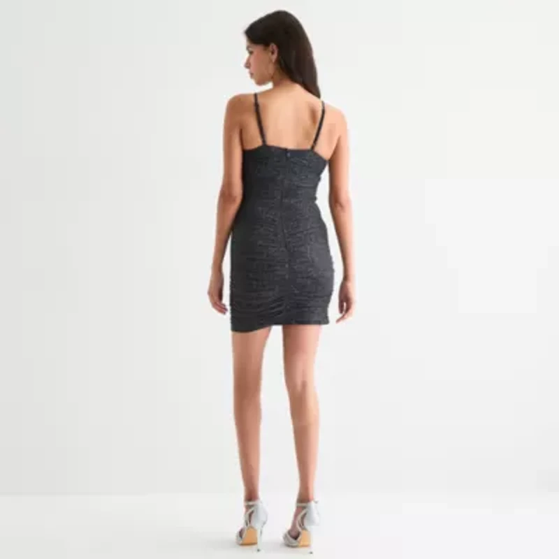 Radiante Couture Womens Sleeveless Juniors Bodycon Dress