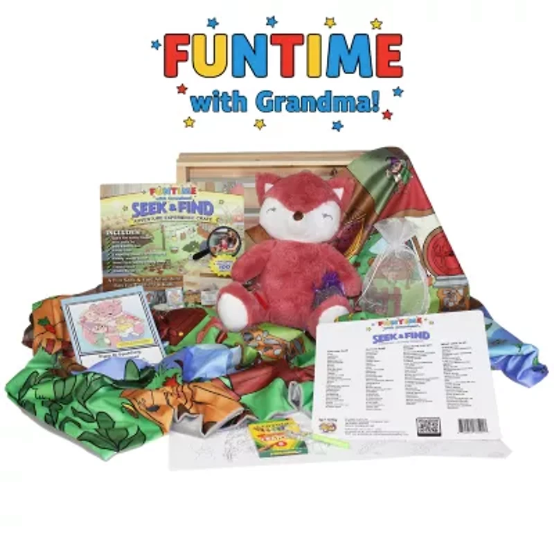 3 Stories Trading Company Fun Time With Grandma Seek And Find Experience Crate 28-pc. Baby Gift Set