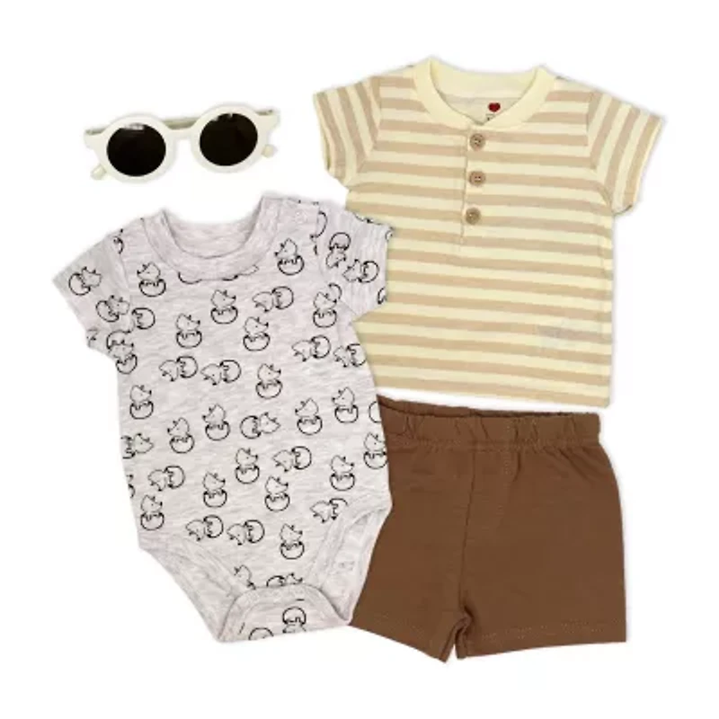 3 Stories Trading Company Boys 4-pc. Baby Clothing Set
