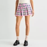Plaid Skirt Womens Juniors Hello Kitty Pleated