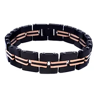 Mens Stainless Steel 8 1/2 Inch Link Bracelet