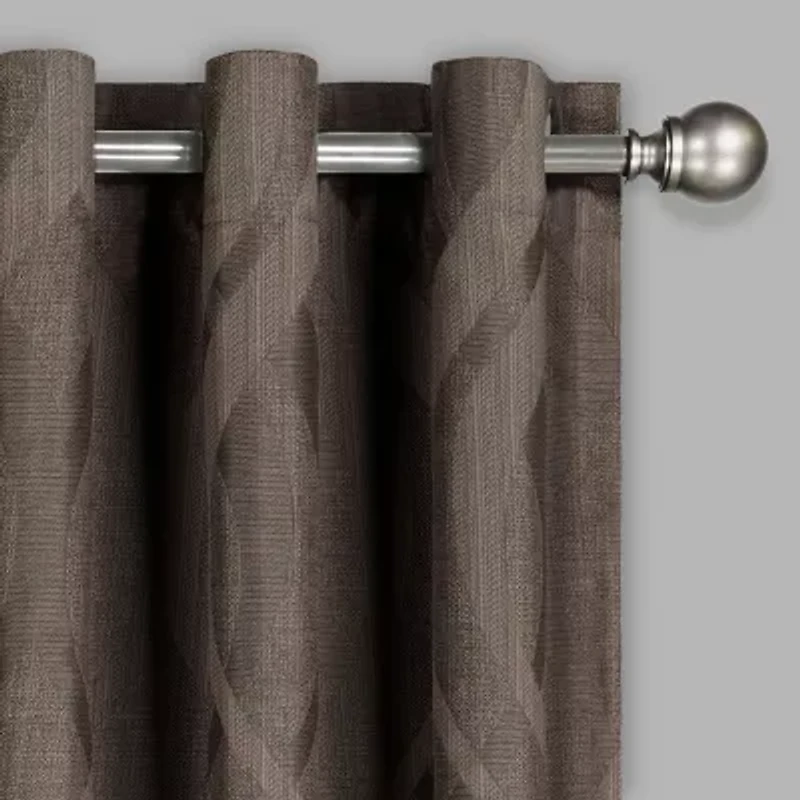 Eclipse Caprese Grommet Top Blackout Single Curtain Panel