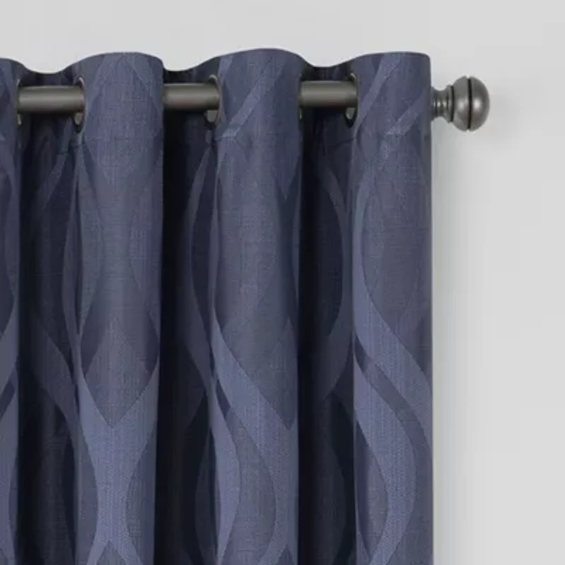 Eclipse Caprese Grommet Top Blackout Single Curtain Panel