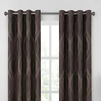 Eclipse Caprese Grommet Top Blackout Single Curtain Panel