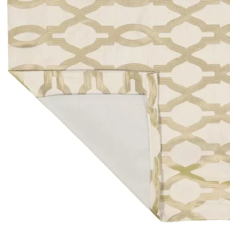 Eclipse Dixon Rod Pocket Blackout Single Curtain Panel