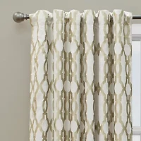 Eclipse Dixon Rod Pocket Blackout Single Curtain Panel