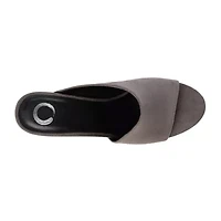 Journee Collection Womens Allea Slip-on Open Toe Mules