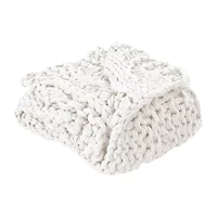 Modern Threads Chunky Knit Reina Reversible Midweight Throw