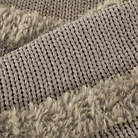 Modern Threads Acrylic Faux Fur Farrah Reversible Midweight Throw