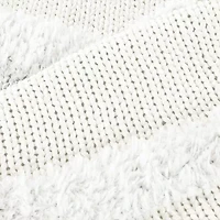 Modern Threads Acrylic Faux Fur Farrah Reversible Midweight Throw