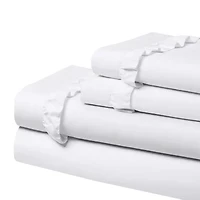 Swift Home Ultra Glam Soft Ruffle Hem Deep Pocket Sheet Set