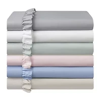Swift Home Ultra Glam Soft Ruffle Hem Deep Pocket Sheet Set