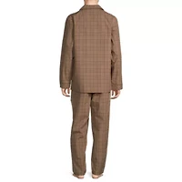 Stafford Modal Mens Long Sleeve 2-pc. Pajama Sets