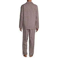 Stafford Modal Mens Long Sleeve 2-pc. Pajama Sets