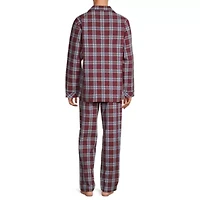 Stafford Modal Mens Long Sleeve 2-pc. Pajama Sets