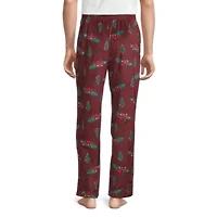St. John's Bay Microfleece Mens Microfleece Pajama Pants