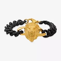 Steeltime Mens Stainless Steel 8 1/2 Inch Solid Cuban Hypoallergenic Chain Bracelet