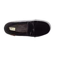 Dearfoams Mens Pierce Microsuede Moc with Tie Slippers
