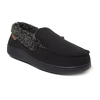 Dearfoams Mens Moccasin Slippers