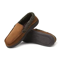 Dearfoams Mens Moccasin Slippers