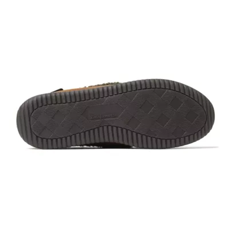 Dearfoams Mens Moccasin Slippers