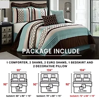 Stratford Park Mirza 8-pc. Complete Bedding Set
