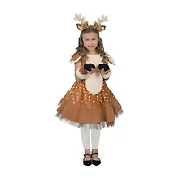 Little & Big Kid Girls Doe The Deer 4-pc. Costume
