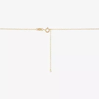 Womens White Cultured Freshwater Pearl 14K Gold Over Silver Sterling Silver 18 Inch Pendant Necklace