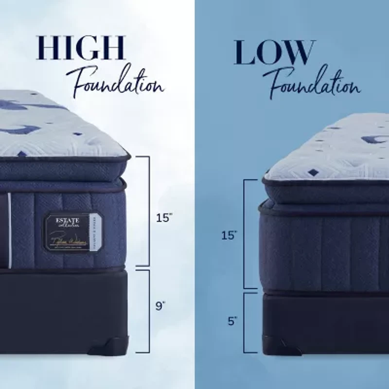 Stearns & Foster Estate 15" Soft Euro Pillow Top - Mattress Only