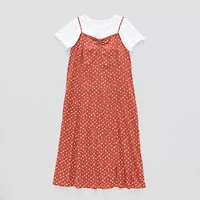 Thereabouts Little & Big Kid Girls Midi Dots 2-pc. Dress Set