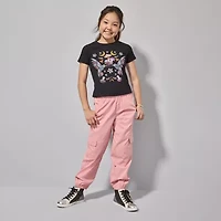 Thereabouts Cargo Little & Big Kid Girls Cuffed Relaxed Fit Jogger Pant