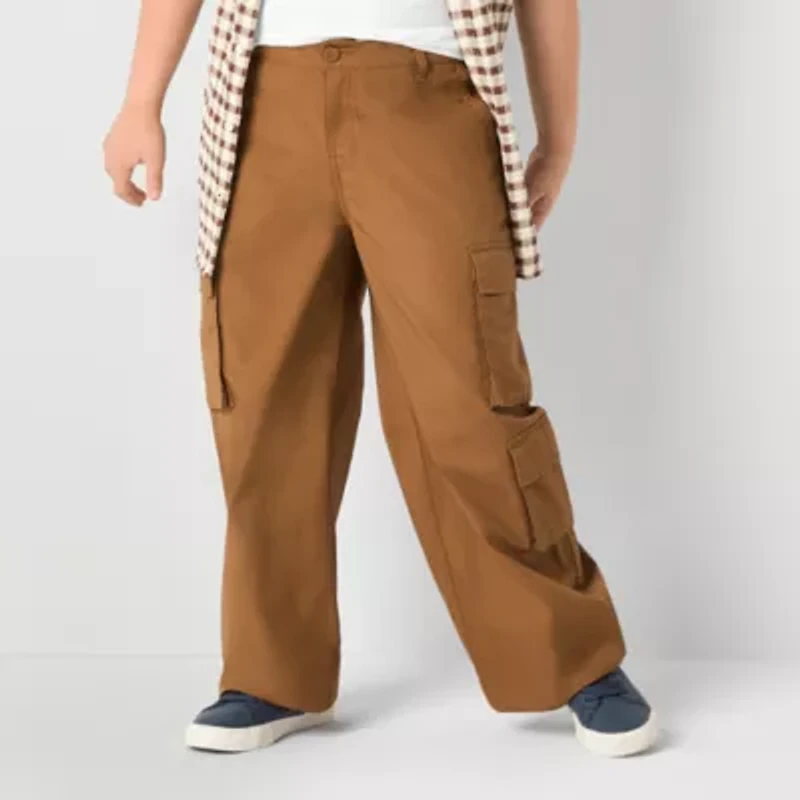 Thereabouts Little & Big Kid Boys Stretch Fabric Straight Cargo Pant