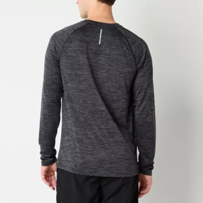 Xersion EverAir Mens Crew Neck Long Sleeve Quick Dry Active T-Shirt