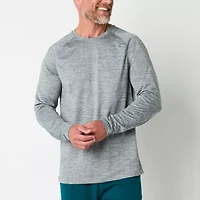 Xersion EverAir® Mens Crew Neck Long Sleeve Quick Dry Active T-Shirt