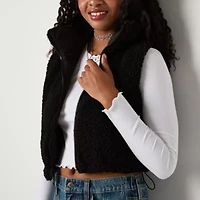 Arizona Sherpa Reversible Womens Heavyweight Juniors Puffer Vest