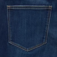 St. John's Bay Adaptive Womens Mid Rise Bootcut Easy-on + Easy-off Jean