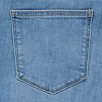 St. John's Bay Womens Mid Rise Adaptive Bootcut Easy-on + Easy-off Jean