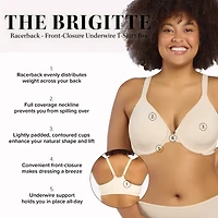 Leading Lady® Racerback – Seamless Front-Closure Underwire Bra- 5415