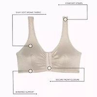 Leading Lady®  Zig-Zag Weave Front-Closure Leisure Bra- 151