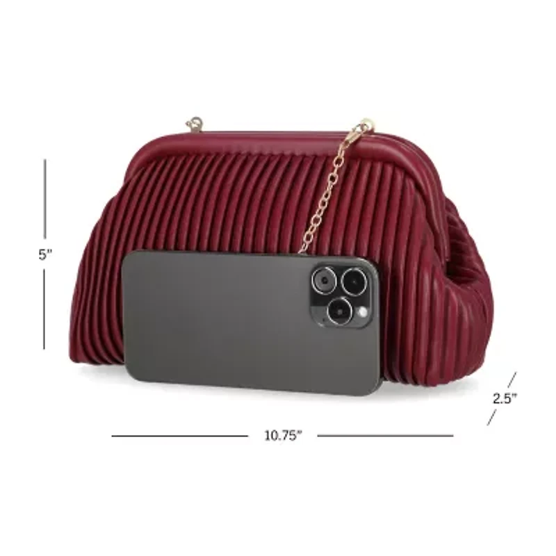 Gunne Sax by Jessica McClintock Violetta Pleated Clutch