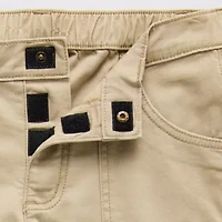 Arizona Adaptive Womens Adjustable Features Straight Low Rise Juniors Cargo Pant