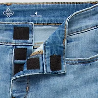 St. John's Bay Womens Mid Rise Adaptive Bootcut Easy-on + Easy-off Jean