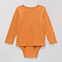 Okie Dokie Toddler & Little Boys Adjustable Features Bodysuit Closure Adaptive Crew Neck Long Sleeve