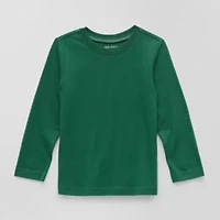 Okie Dokie Toddler & Little Boys Crew Neck Long Sleeve T-Shirt