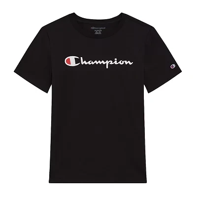 Champion Big Boys Crew Neck Short Sleeve Graphic T-Shirt